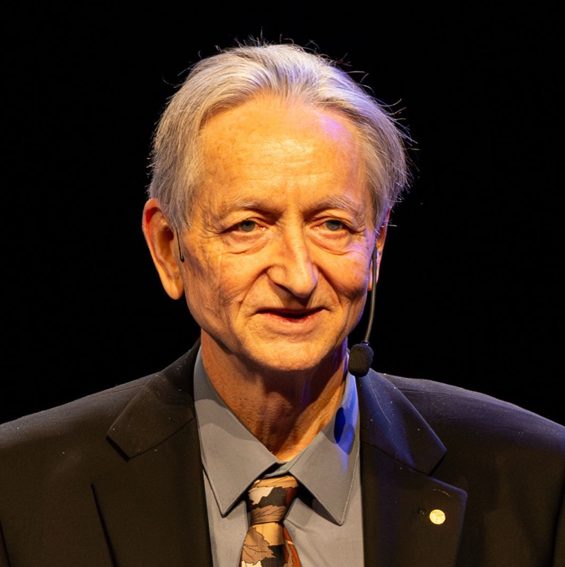 Portrait of Geoffrey Hinton